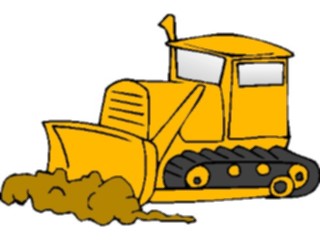 Sticker Custom Preview Image #048334 Construction Bulldozer10