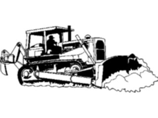 Sticker Custom Preview Image #048336 Construction Bulldozer12