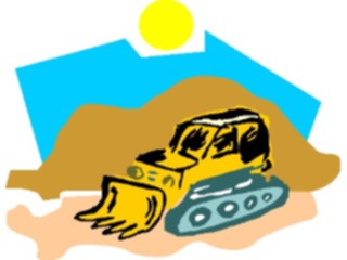 Sticker Custom Preview Image #048340 Construction Bulldozer16