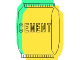 Sticker Custom Preview Image #048368 Construction Cement4