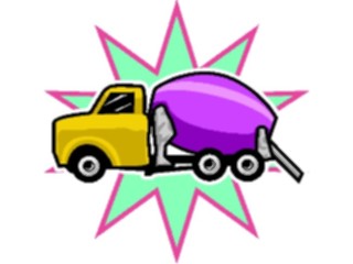 Sticker Custom Preview Image #048383 Construction Cement Truck9