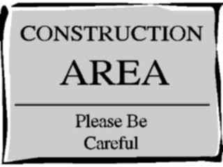 Sticker Custom Preview Image #048390 Construction Construction Sign