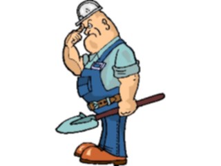 Sticker Custom Preview Image #048409 Construction Construction Worker16