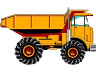 Sticker Custom Preview Image #048442 Construction Dump Truck03