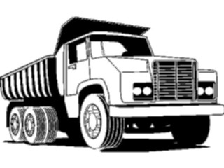 Sticker Custom Preview Image #048445 Construction Dump Truck06