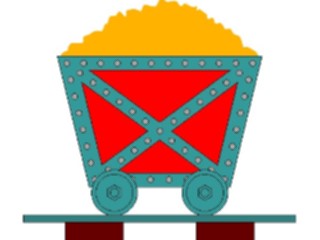 Sticker Custom Preview Image #048583 Construction Mining Cart1