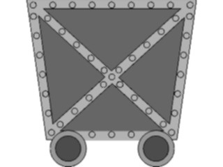Sticker Custom Preview Image #048584 Construction Mining Cart2