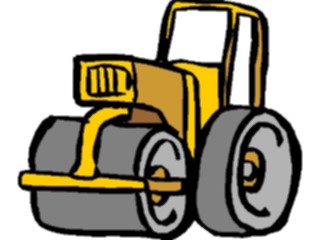 Sticker Custom Preview Image #048629 Construction Steamroller1