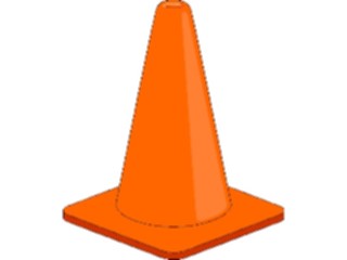 Sticker Custom Preview Image #048642 Construction Traffic Cone1