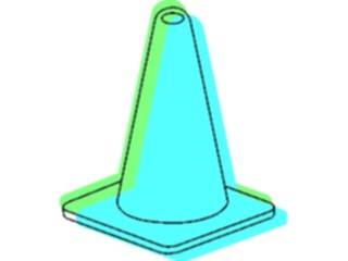 Sticker Custom Preview Image #048643 Construction Traffic Cone2