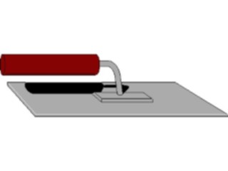 Sticker Custom Preview Image #048645 Construction Trowel