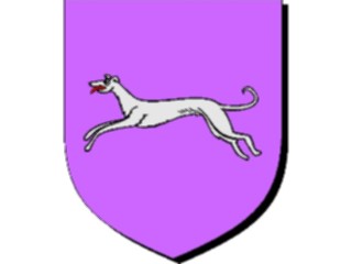 Sticker Custom Preview Image #048763 Crests Emblems Animals Greyhound Courant