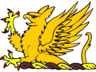 Sticker Custom Preview Image #048766 Crests Emblems Animals Griffin Demi