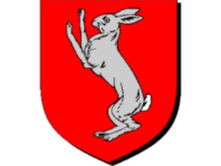 Sticker Custom Preview Image #048776 Crests Emblems Animals Hare