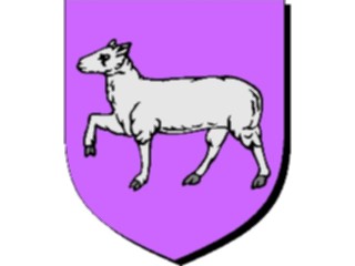 Sticker Custom Preview Image #048800 Crests Emblems Animals Lamb Passant