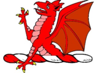 Sticker Custom Preview Image #048917 Crests Emblems Animals Wyvern Demi