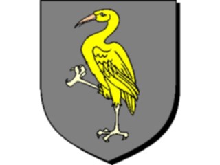 Sticker Custom Preview Image #048925 Crests Emblems Birds Crane1