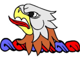 Sticker Custom Preview Image #048941 Crests Emblems Birds Eagle Head4