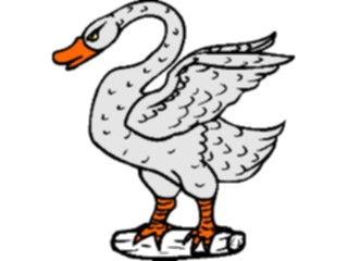 Sticker Custom Preview Image #048950 Crests Emblems Birds Goose