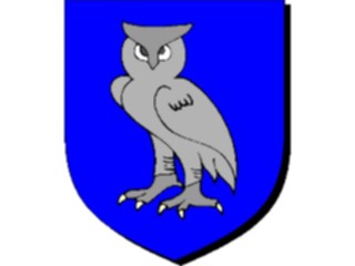 Sticker Custom Preview Image #048958 Crests Emblems Birds Owl2