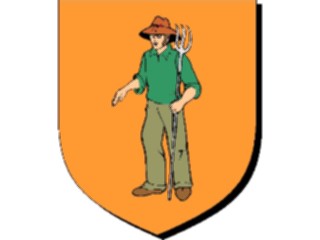 Sticker Custom Preview Image #049106 Crests Emblems Human Farmer