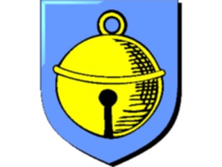Sticker Custom Preview Image #049231 Crests Emblems Inanimate Hawk Bell