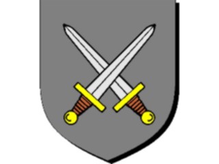 Sticker Custom Preview Image #049340 Crests Emblems Inanimate Weapons Crossed3