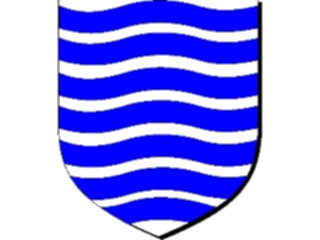 Sticker Custom Preview Image #049379 Crests Emblems Shields Bar Wavy