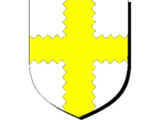 Sticker Custom Preview Image #049484 Crests Emblems Shields Cross Indented