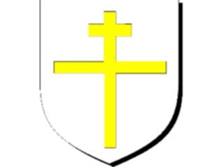 Sticker Custom Preview Image #049490 Crests Emblems Shields Cross Patriarcial