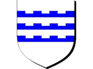 Sticker Custom Preview Image #049531 Crests Emblems Shields Fess Embattled Erminois3
