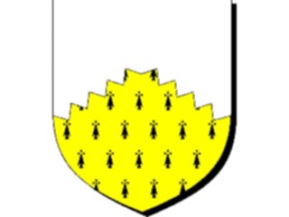 Sticker Custom Preview Image #049590 Crests Emblems Shields Per Chevron Dancette3