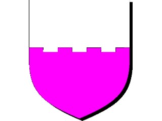 Sticker Custom Preview Image #049609 Crests Emblems Shields Per Fess Embattled