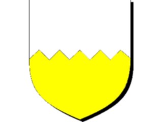 Sticker Custom Preview Image #049611 Crests Emblems Shields Per Fess Indented