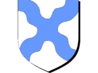 Sticker Custom Preview Image #049662 Crests Emblems Shields Saltire Wavy