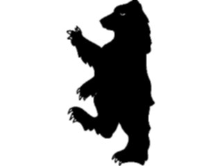 Sticker Custom Preview Image #049735 Crests Emblems Silhouettes Bear1