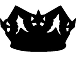 Sticker Custom Preview Image #049774 Crests Emblems Silhouettes Crown3