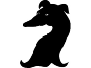 Sticker Custom Preview Image #049811 Crests Emblems Silhouettes Greyhound Head