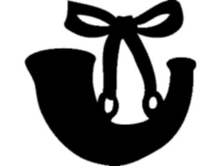 Sticker Custom Preview Image #049829 Crests Emblems Silhouettes Horn