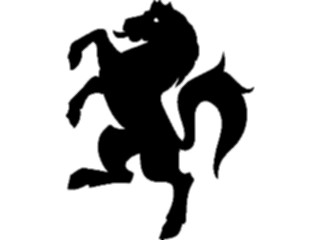Sticker Custom Preview Image #049830 Crests Emblems Silhouettes Horse1
