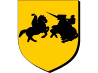 Sticker Custom Preview Image #049840 Crests Emblems Silhouettes Joust