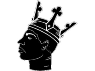 Sticker Custom Preview Image #049841 Crests Emblems Silhouettes King1