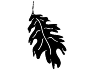 Sticker Custom Preview Image #049847 Crests Emblems Silhouettes Leaf4