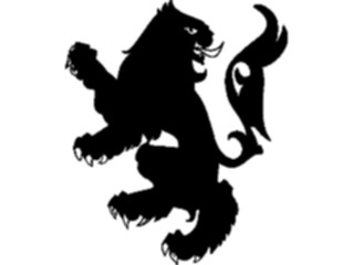 Sticker Custom Preview Image #049856 Crests Emblems Silhouettes Lion2