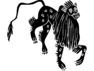 Sticker Custom Preview Image #049858 Crests Emblems Silhouettes Lion4