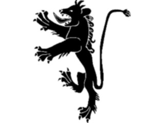 Sticker Custom Preview Image #049859 Crests Emblems Silhouettes Lion5