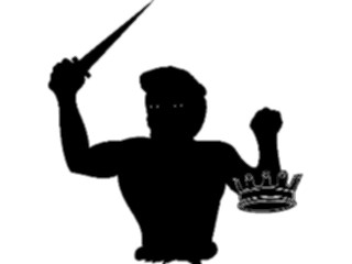 Sticker Custom Preview Image #049867 Crests Emblems Silhouettes Man1