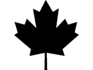 Sticker Custom Preview Image #049874 Crests Emblems Silhouettes Maple