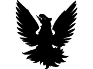 Sticker Custom Preview Image #049881 Crests Emblems Silhouettes Phoenix