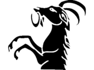 Sticker Custom Preview Image #049887 Crests Emblems Silhouettes Ram Head